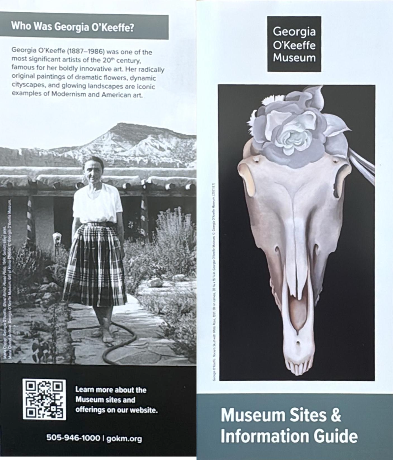 Georgia O'Keeffe Museum brochure