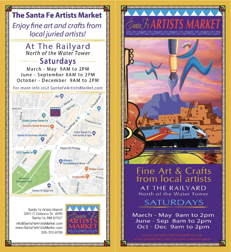 Santa Fe Artists Market brochure