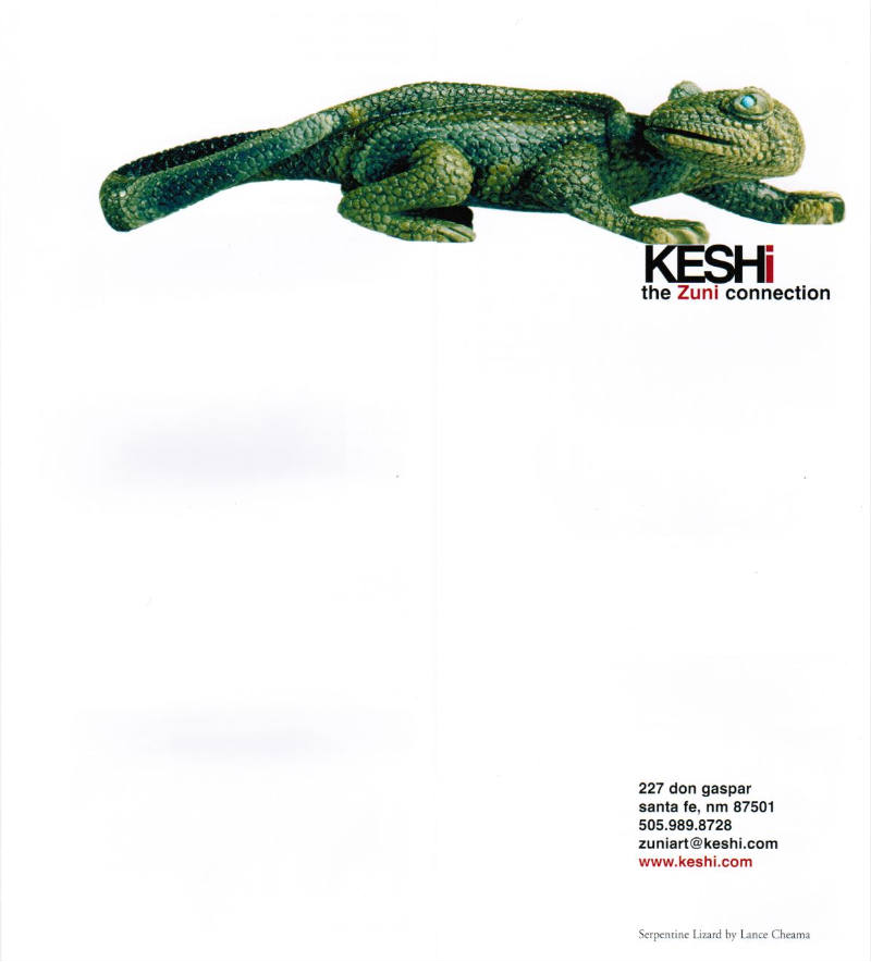 Keshi - The Zuni Collection brochure