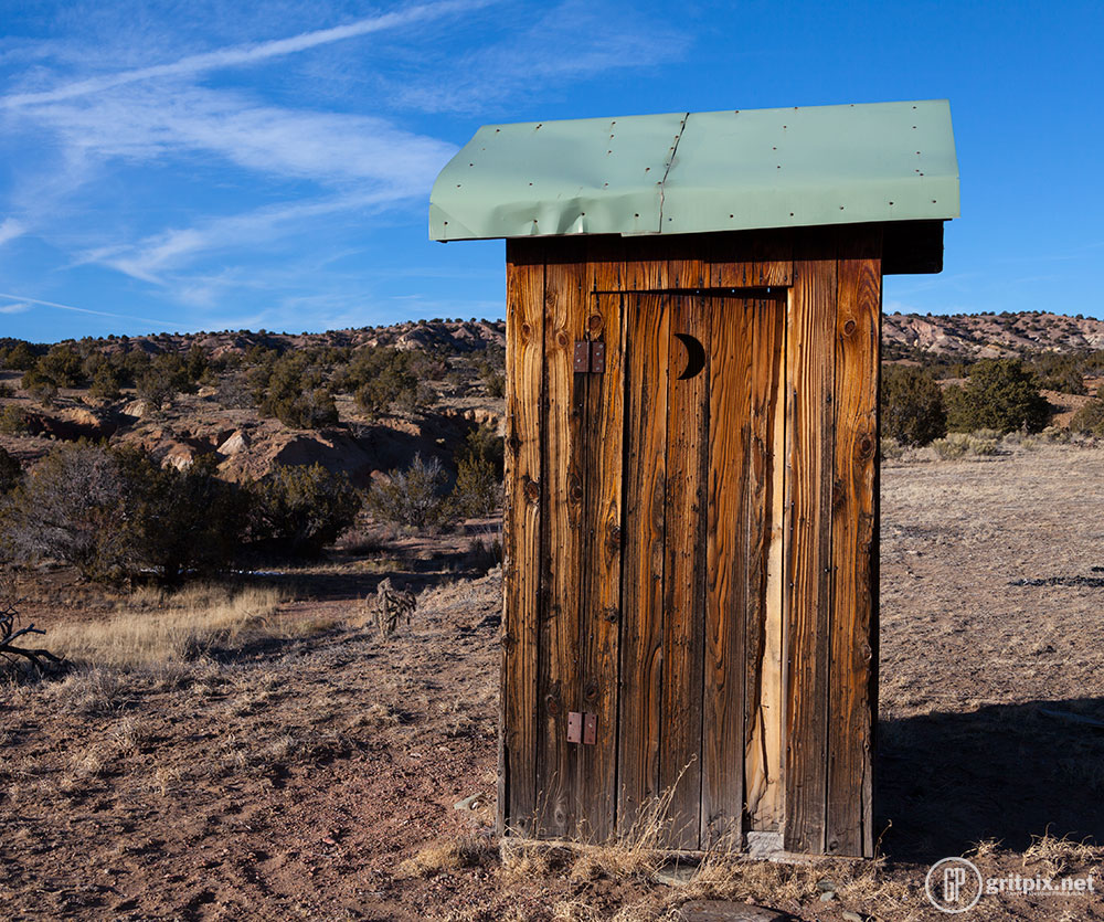 Public restrooms in Santa Fe, New Mexico.