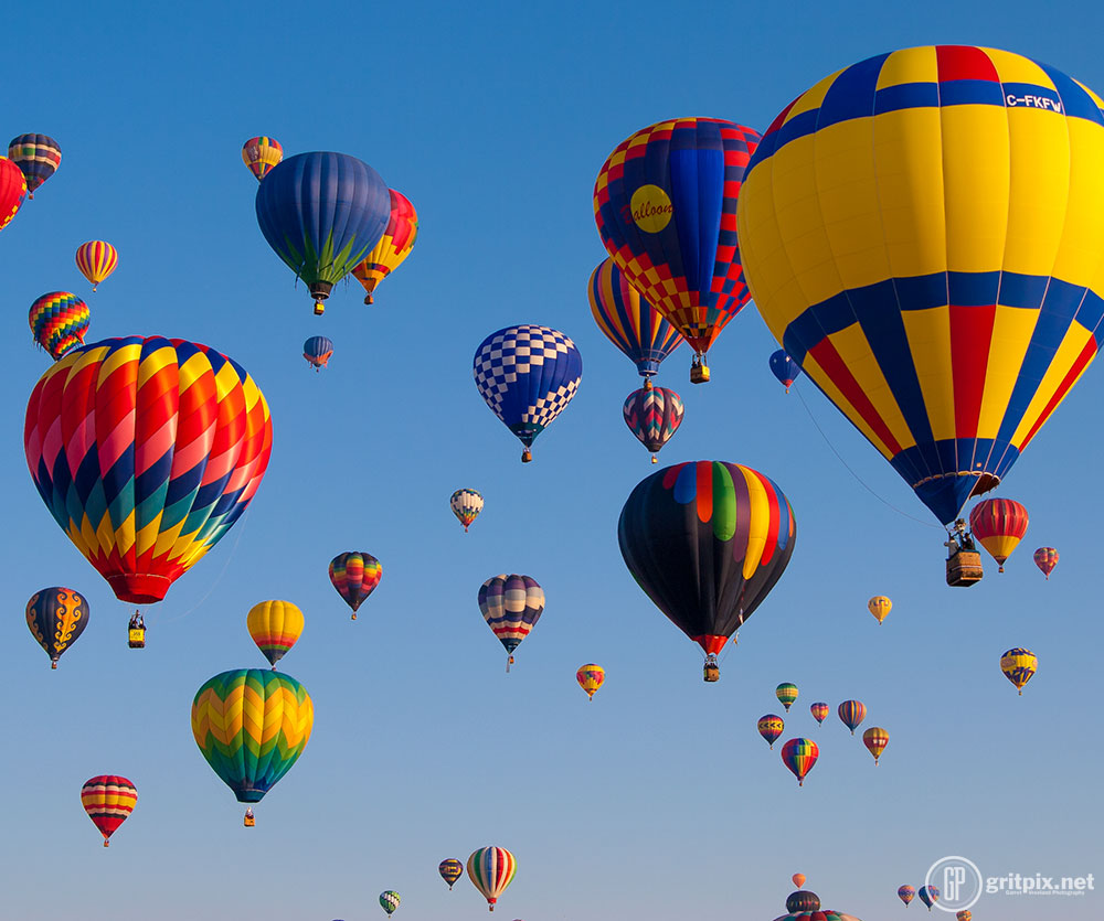 At the Albuquerque Balloon Fiesta.